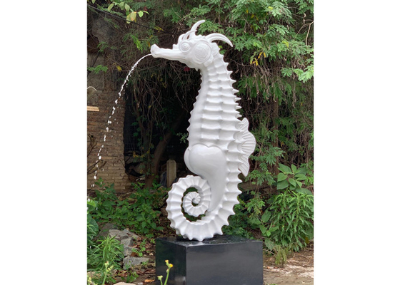 চীন সমসাময়িক Seahorse গার্ডেন ফাউন্টেন আউটডোর ফাইবারগ্লাস ভাস্কর্য কাস্টমাইজড সরবরাহকারী