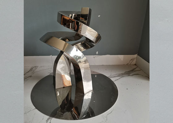 51cm Height Modern Polished Stainless Steel Sculpture For Table Decoration