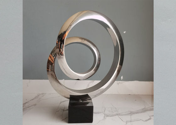 106cm High Contemporary Polished 316 Stainless Steel Art Sculptures