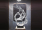 Modern Clear Resin Abstract Sculpture for Indoor Outdoor Art Decoration