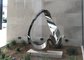 Contemporary Modern Garden Art Stainless Steel Sculpture Abstract