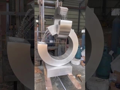 জল ঝর্ণা স্টেইনলেস স্টীল ভাস্কর্য