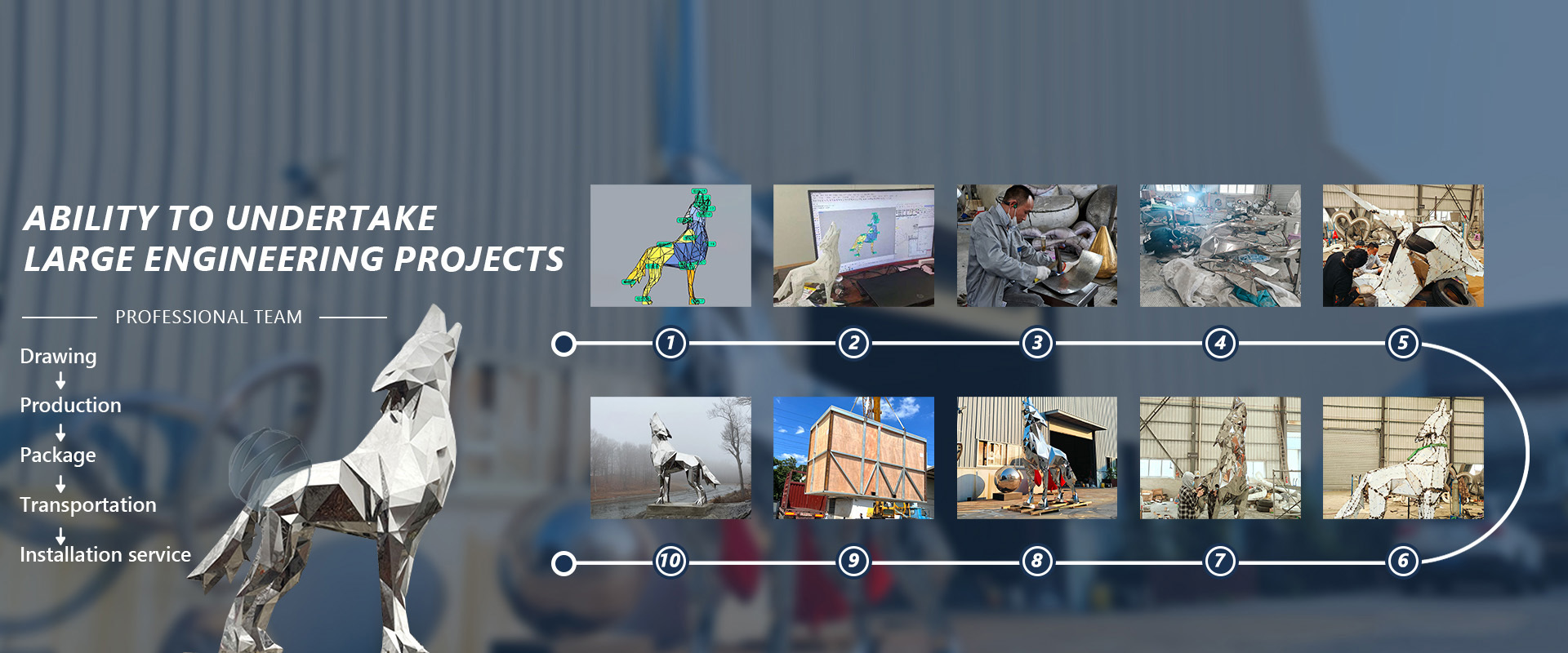 গুণমান খালেদা মেটাল ভাস্কর্য কারখানা