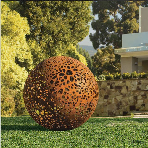 সম্পর্কে সর্বশেষ কোম্পানি খবর Corten Steel Perforated Sphere
