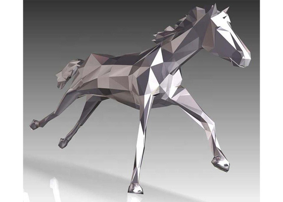 ভালো দাম প্লাজা বা বাগান সজ্জা স্টেইনলেস স্টীল ঘোড়া ভাস্কর্য ম্যাট সমাপ্ত 180cm অনলাইন