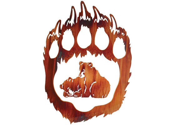 ভালো দাম দুটি বাজানো বিয়ার শখ অনন্য মেটাল ওয়াল আর্ট, মেটাল ওয়াল সজ্জা ভাস্কর্য অনলাইন