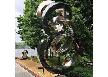 ভালো দাম Spiral সমসাময়িক গার্ডেন সজ্জা স্টেইনলেস স্টীল মিরর ভাস্কর্য অনলাইন