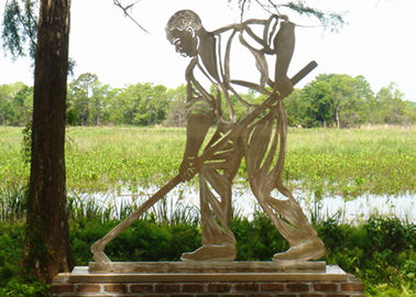 ভালো দাম স্টেইনলেস স্টীল বহিরঙ্গন মেটাল ভাস্কর্য, পাবলিক সজ্জা জন্য মেটাল চিত্র ভাস্কর্য অনলাইন