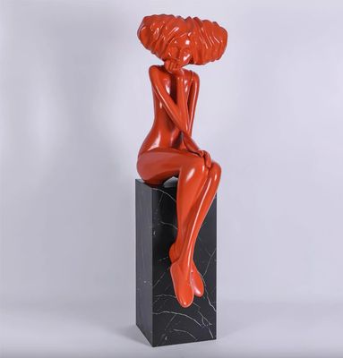 ভালো দাম নতুন ডিজাইন কাস্টম ডেকোরেটিভ ফাইবার গ্লাস ভাস্কর্য ধাতু লাইফ সাইজ আর্ট ভাস্কর্য প্রস্তুতকারক / কারখানা অনলাইন