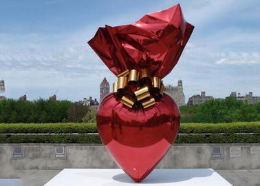 ভালো দাম বহিরঙ্গন স্টেইনলেস স্টীল ক্যান্ডি সজ্জা গার্ডেন ভাস্কর্য বড় টাইটানিয়াম প্লেট অনলাইন