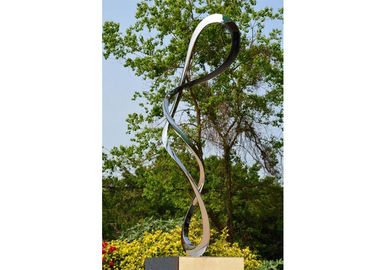 ভালো দাম গার্ডেন সজ্জা জন্য আকর্ষণীয় সমসাময়িক আর্ট স্টেইনলেস স্টিল বিমূর্ত ভাস্কর্য অনলাইন