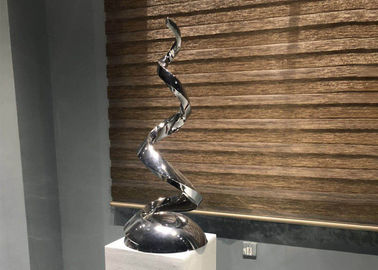 ভালো দাম ইন্ডোর সজ্জা জন্য পালিশ সমসাময়িক আর্ট মিরর স্টেইনলেস স্টীল ভাস্কর্য অনলাইন