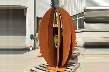 ভালো দাম Corten ল্যান্ডস্কেপ বহিরঙ্গন স্টিল ভাস্কর্য গার্ডেন সজ্জা মরিচা প্রাকৃতিকভাবে শেষ অনলাইন