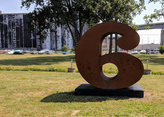 ভালো দাম ধাতু আলংকারিক সংখ্যা ভাস্কর্য কোর্টন ইস্পাত গার্ডেন ভাস্কর্য রস্টি শেষ অনলাইন