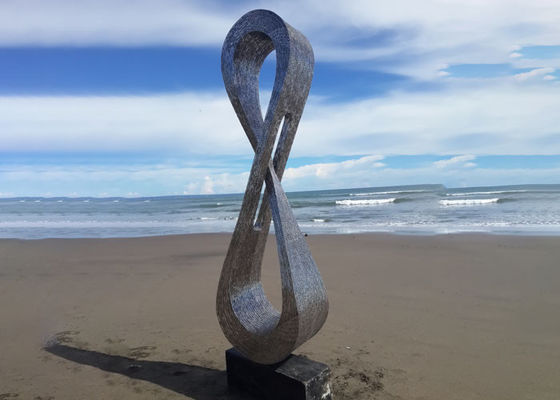 ভালো দাম সমসাময়িক গার্ডেন আর্ট অ্যাবস্ট্রাক্ট স্টেইনলেস স্টিল ভাস্কর্য ম্যাট সমাপ্তি অনলাইন