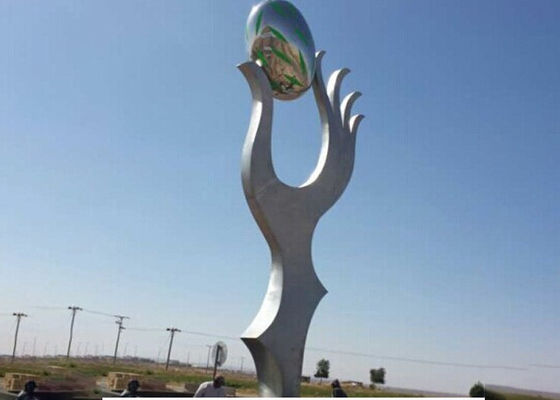 ভালো দাম বড় স্টেইনলেস স্টিল ভাস্কর্য, সজ্জা ধাতু ভাস্কর্য শিল্পীদের বহিরঙ্গন অনলাইন