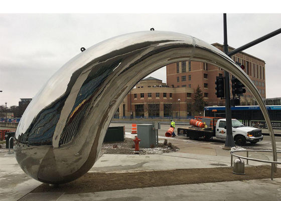 ভালো দাম আরবান ল্যান্ডস্কেপের জন্য পাবলিক সিটি বৃহত স্টেইনলেস স্টিল আউটডোর ভাস্কর্য অনলাইন