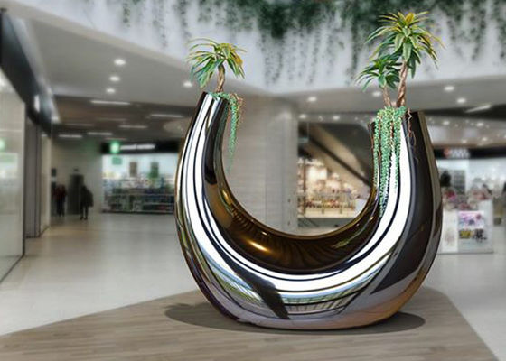 ভালো দাম 130 সেমি উচ্চতা মাল্টিফানশিয়াল পালিশ স্টেইনলেস স্টিল ভাস্কর্য অনলাইন