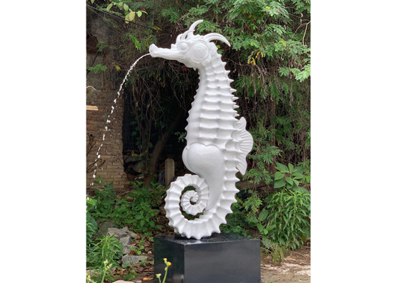 ভালো দাম সমসাময়িক Seahorse গার্ডেন ফাউন্টেন আউটডোর ফাইবারগ্লাস ভাস্কর্য কাস্টমাইজড অনলাইন