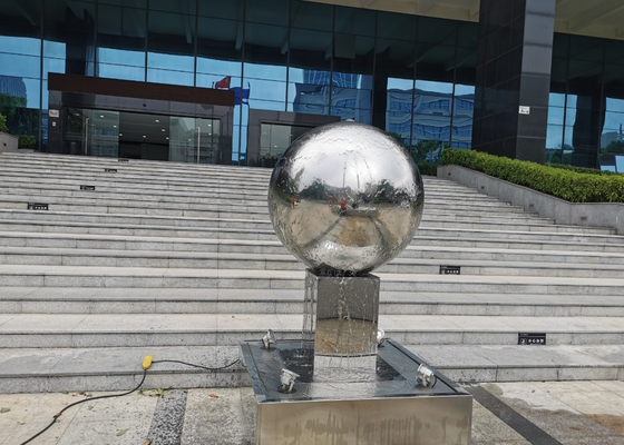 ভালো দাম 150cm উচ্চতা 316L স্টেইনলেস স্টীল জল ঝর্ণা বাগান সজ্জা জন্য অনলাইন