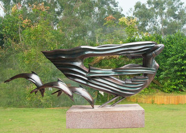 ভালো দাম ডলফিন নারী ব্রোঞ্জ খালেদা ভাস্কর্য, বড় আধুনিক ব্রোঞ্জ ভাস্কর্য অনলাইন