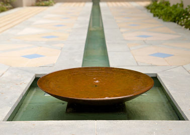 ভালো দাম গার্ডেন সজ্জা বড় বাটি জল বৈশিষ্ট্য / Corten ইস্পাত জল বাটি গার্ডেন বৈশিষ্ট্য অনলাইন