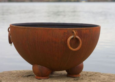 ভালো দাম বাইরের প্রাচীন নকশা জাস্ট স্টিল ফায়ার Pit, ইয়ার্ড জন্য কপার ফায়ার Pit পাত্র অনলাইন