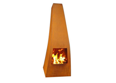 ভালো দাম Corten ইস্পাত গার্ডেন কাঠ জ্বলন্ত অগ্নিকুণ্ড, ইয়ার্ড / গার্ডেন কাস্ট লোহা ফায়ার পট অনলাইন