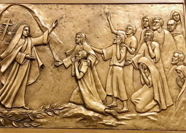 ভালো দাম আধুনিক ধর্মীয় ওয়াল আর্ট সজ্জা ব্রোঞ্জ ত্রাণ ভাস্কর্য জারা স্থিতিশীলতা অনলাইন