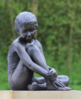 Modern Garden Metal Bronze Figurative Sculpture Public Art Decoration