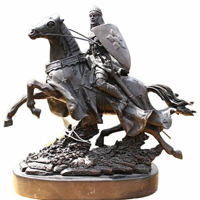 ভালো দাম Custom Riding Garden Art Metal Decor Bronze Copper Statue Steel Sculpture অনলাইন