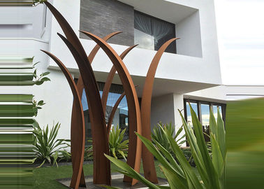 ভালো দাম আবাসিক গার্ডেন ল্যান্ডস্কেপ Corten ইস্পাত ভাস্কর্য রিড ডিজাইন ক্ষয় স্থিতিশীলতা অনলাইন